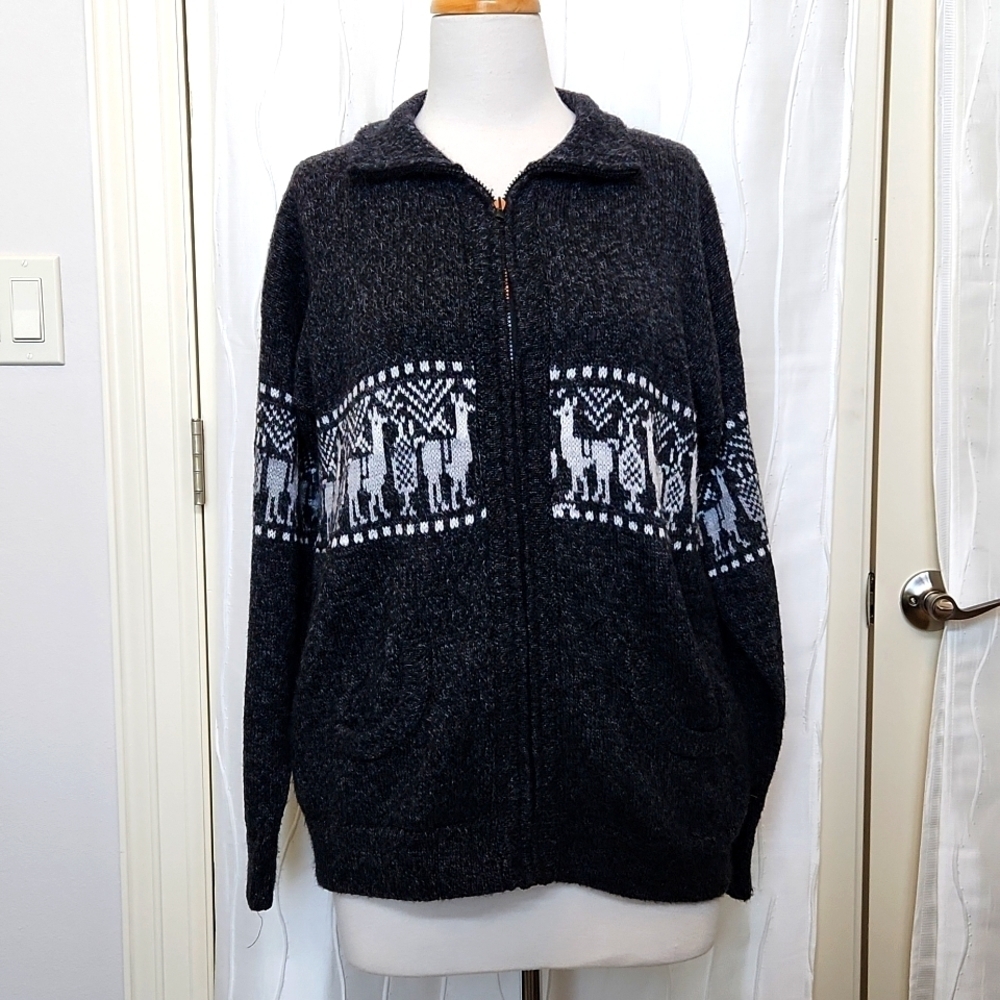 Alpaca Wool Christmas Sweater